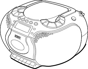 Sony - CFD-E55