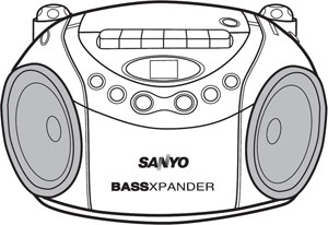 Sanyo - MCD-ZX110F