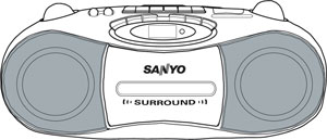 Sanyo - MCD-ZX540