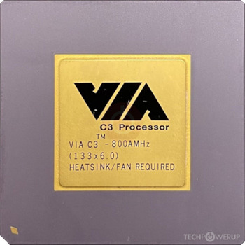 VIA - C3 Processor 800A