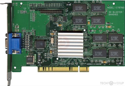 3DFX - Voodoo Banshee PCI 16 MB