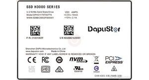 DapuStor - Haishen3 H3000